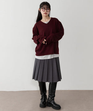 ワイン　モデル：161cm F着用