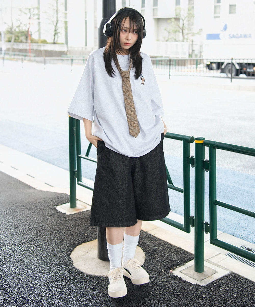 デニムブラックモデル：159cm S着用