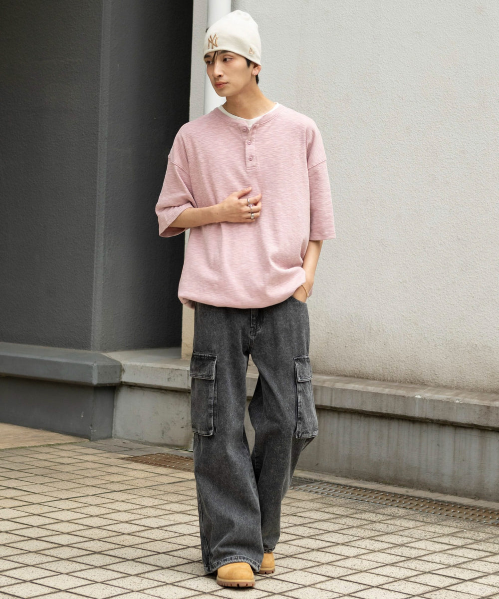 ピンク モデル：180cm L着用