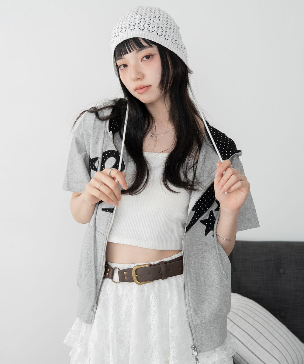 杢グレー　モデル：164cm F着用