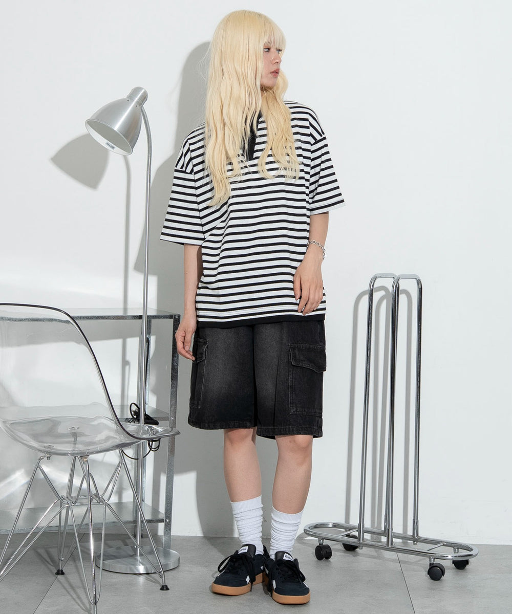 ブラックボーダー　モデル：166cm M着用