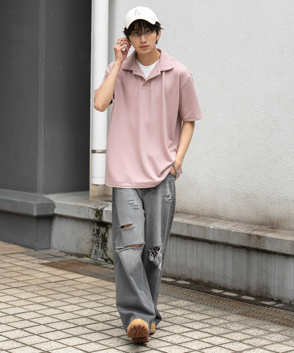 ピンク モデル：180cm L着用