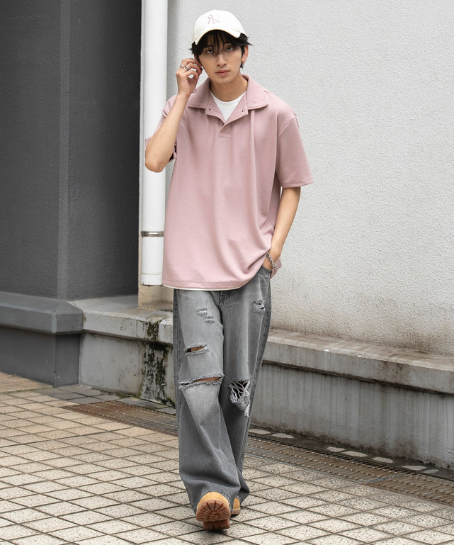 ピンク モデル：180cm L着用