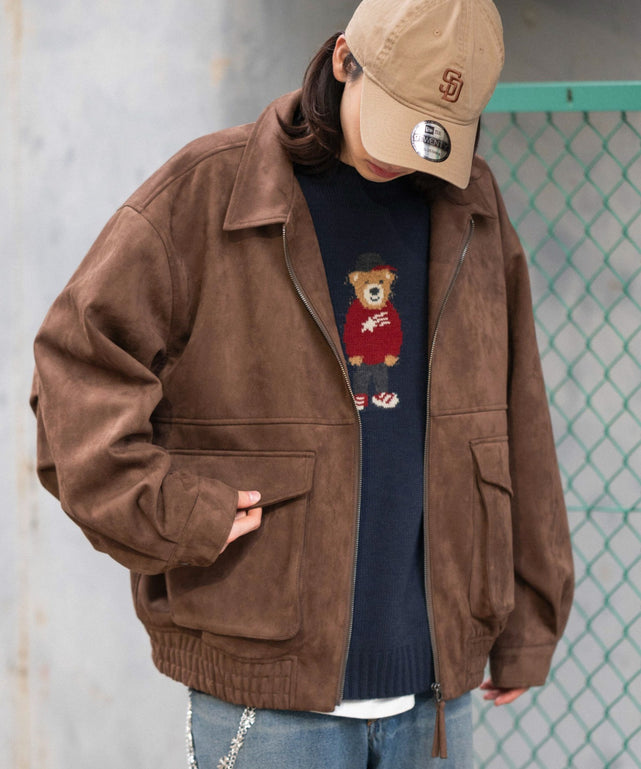 ブラウン モデル：175cm L着用