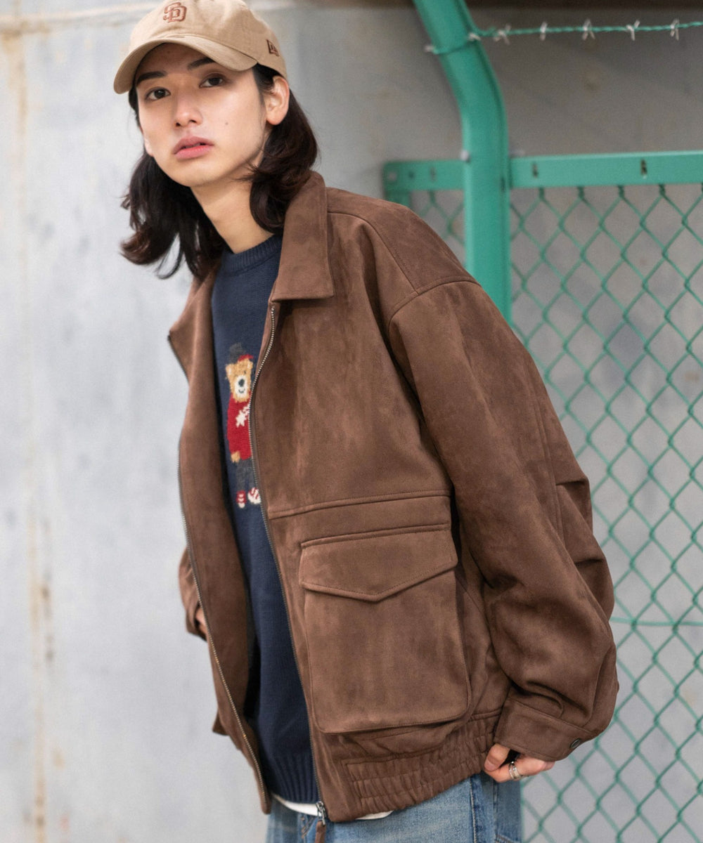 ブラウン モデル：175cm L着用