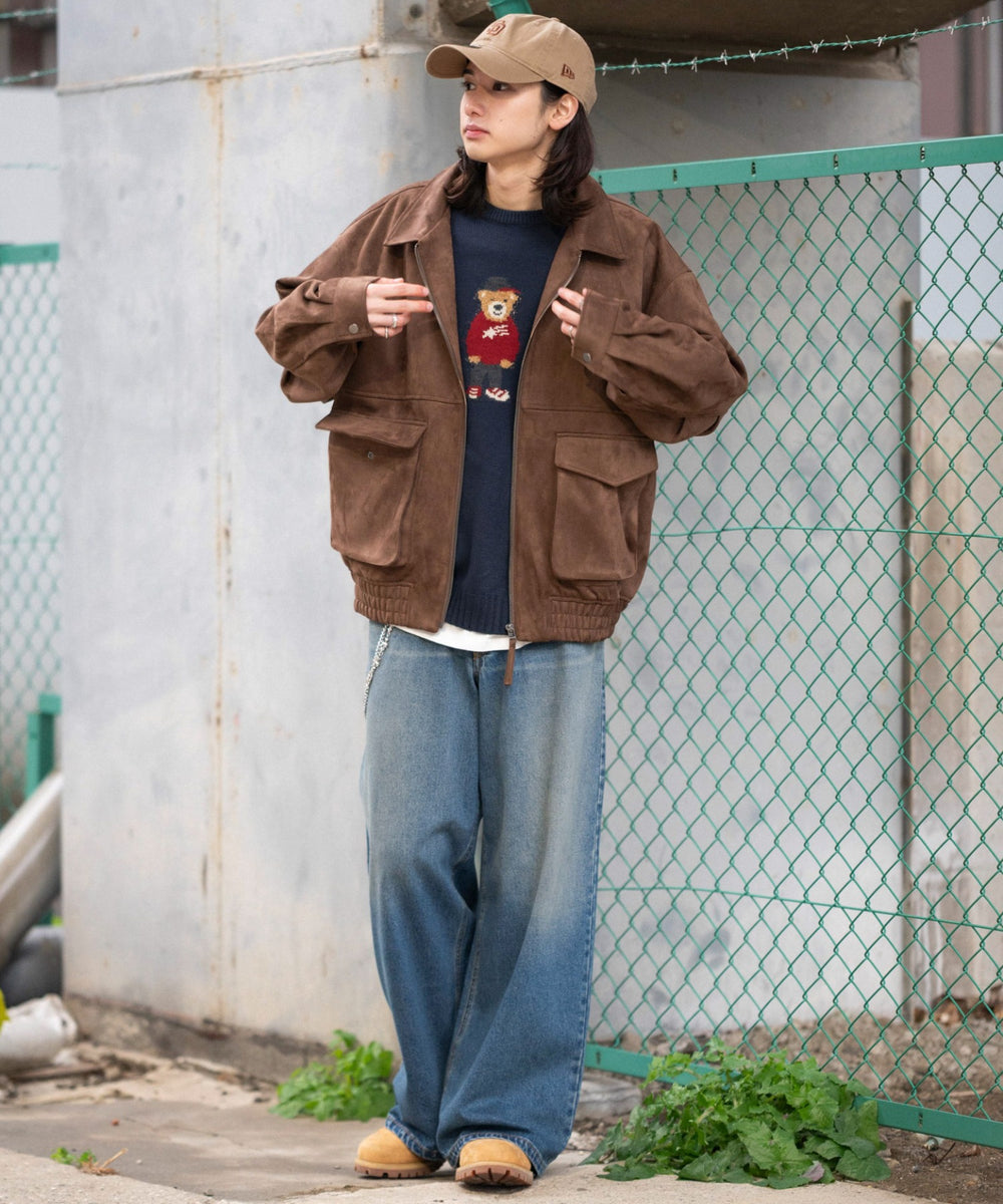 ブラウン モデル：175cm L着用