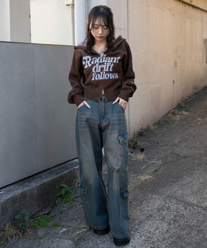 ブラウン　モデル：159cm F着用