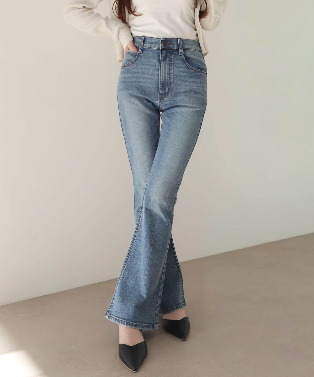 デニム中濃 モデル：160cm M着用