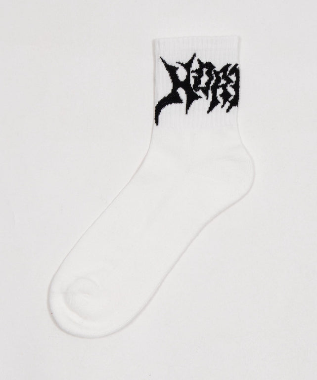 トライバルロゴハイアンクルソックス（HA）(25-27cm)