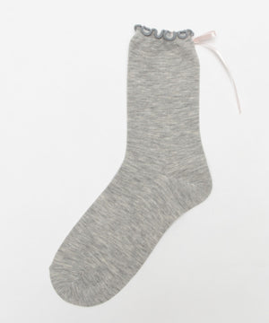 バックリボンメローソックス(23-25cm)