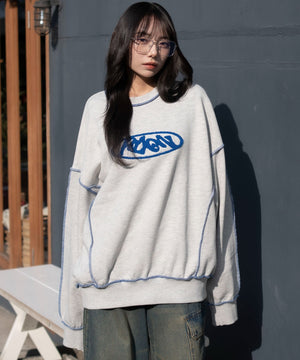 杢グレー　モデル：159cm L着用