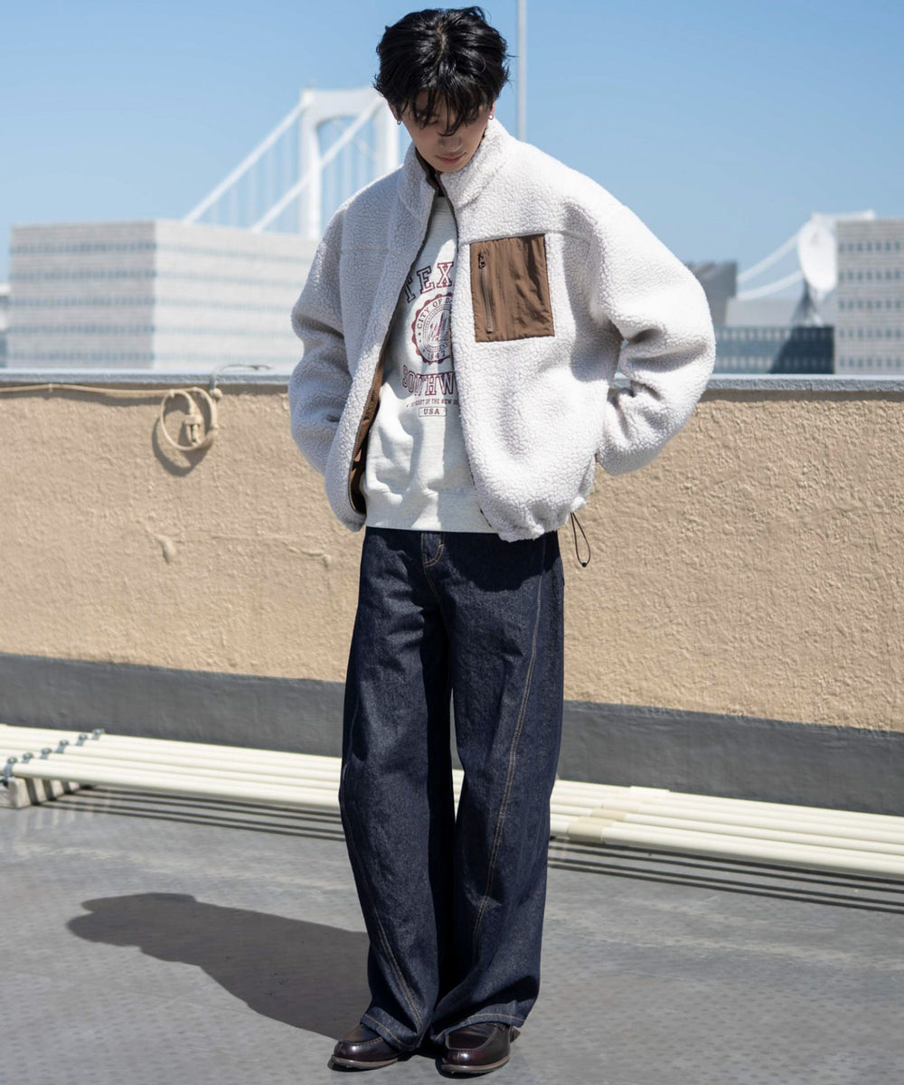 ベージュ モデル：180cm L着用