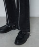 フリンジフレアデニムパンツ