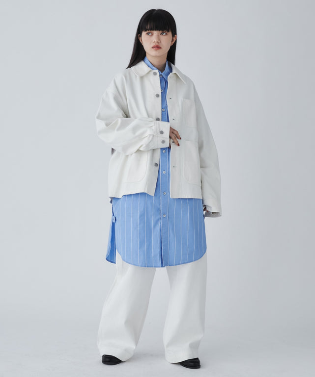 ホワイト モデル：165cm M着用 