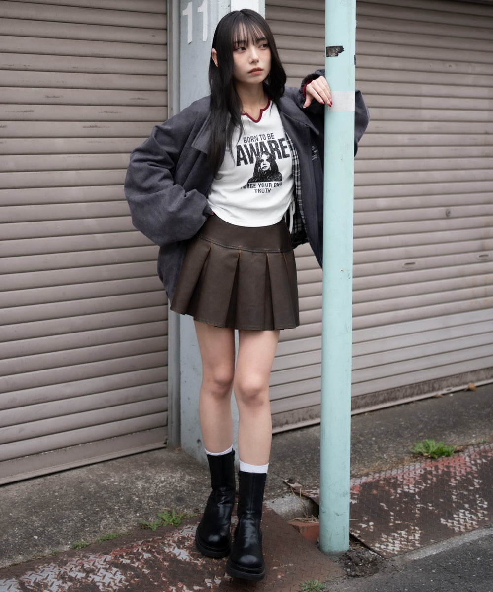 チャコール　モデル：159cm L着用
