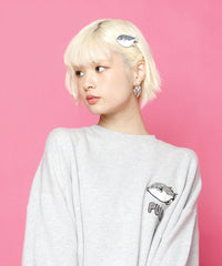 フードヘアクリップ