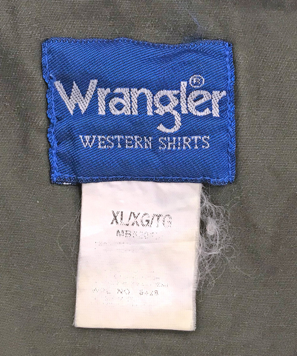 Wrangler ウエスタン ストライプシャツ