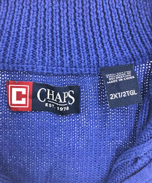 CHAPS ハーフZIPニット