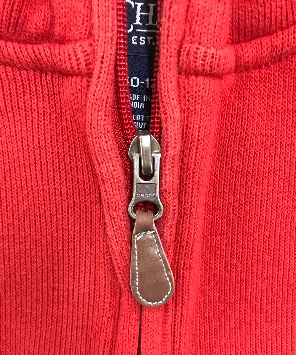 CHAPS ハーフZIPニット