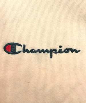Champion リバース パーカー ワンポイントロゴ 刺繍