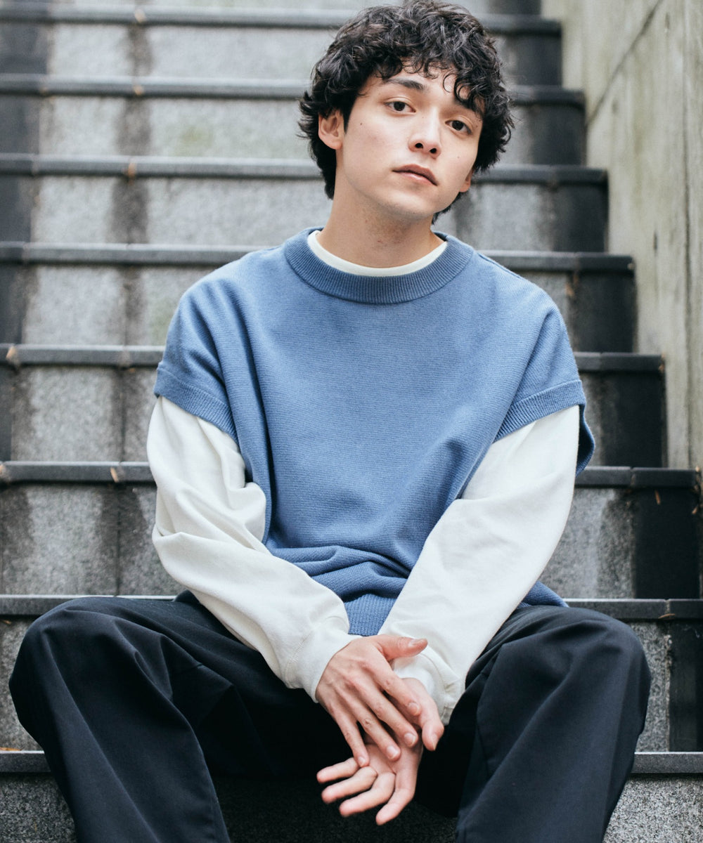 ブルー モデル : 175cm L着用