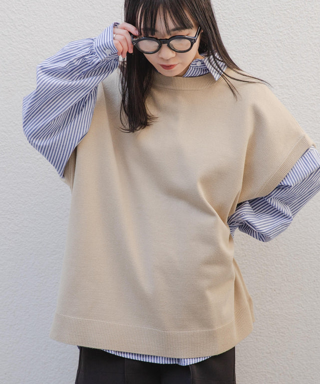 Lベージュ　モデル：156cm L着用