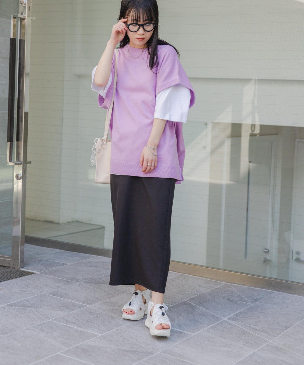 Lパープル　モデル：156cm L着用