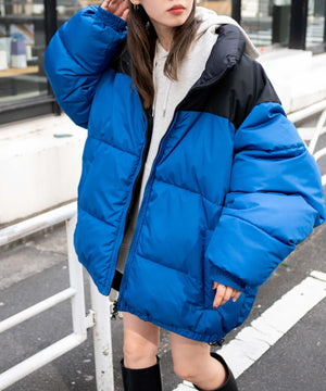 ブルー　モデル：154cm L着用