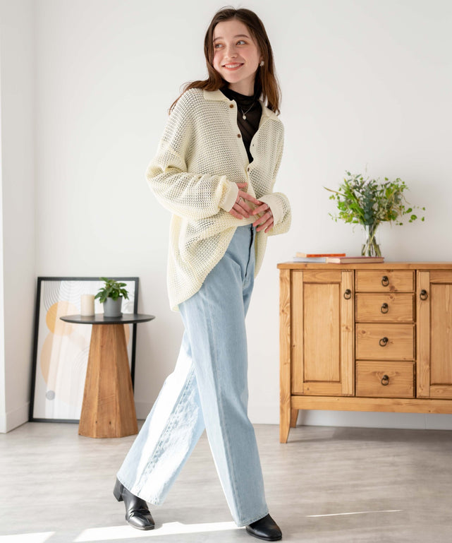 ホワイト 　モデル:162cm L着用