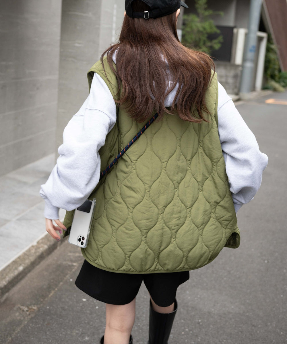 カーキ モデル：163cm F着用